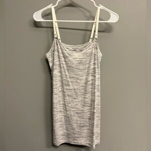 NWT Motherhood Maternity Gray Clip Down Nursing Cami - Size Small